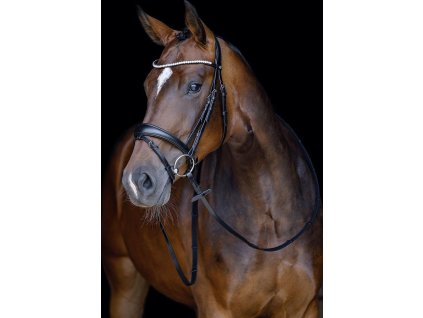 Ogłowie Melinda HKM, czarne