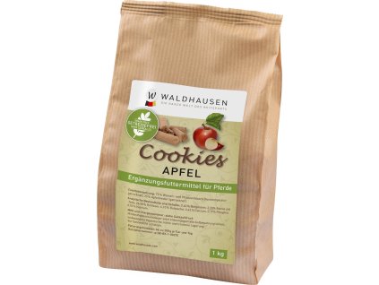 Przysmaki dla koni Ciasteczka Waldhausen, bez zboża, 1 kg, jabłko