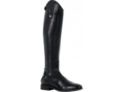 Oficerki jeździeckie Bondy BUSSE, wąska łydka/wysokie, czarne