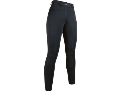 Bryczesy Emma HKM, z pełnym lejem, damskie, czarne