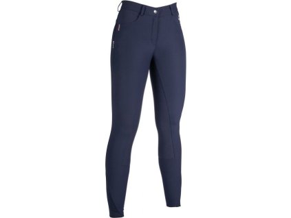 Bryczesy Equine Sports HKM, z pełnym lejem, damskie, deep blue