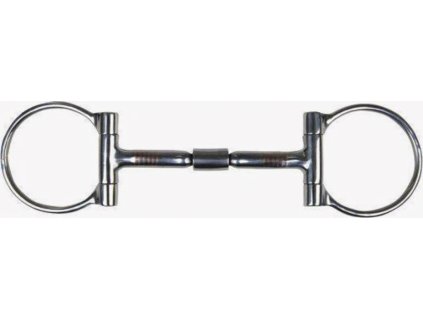 Wędzidło D-ring podwójnie łamane Billy Allen HKM, 12 mm