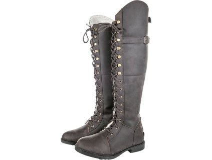 Oficerki Dublin Winter HKM, zimowe, dla dorosłych, brązowe