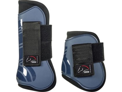 Komplet ochraniaczy ścięgien przednich i tylnych Genua HKM, 4 szt., deep blue/black