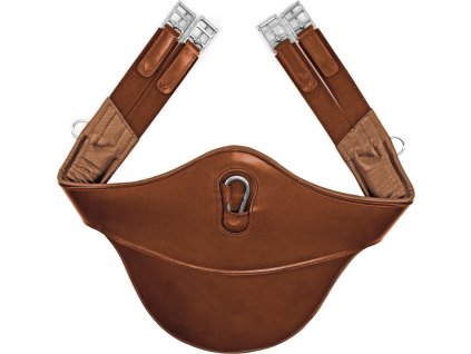 Popręg z fartuchem Supreme, cognac