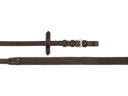 Gumowe wodze Derby, różne długości, dark brown