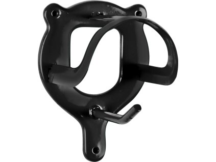 Wieszak na ogłowie Waldhausen, metalowy, czarny