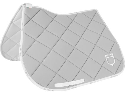 Czaprak GP Logo Equestro, uniwersalny, light grey/white