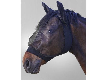 Maska przeciw owadom SKINNY Waldhausen, z ochroną uszu, czarna