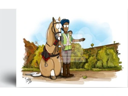 Pocztówka „It definitely moved” autorstwa Emily Cole