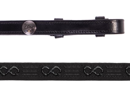 Wodze PresTeq, bez stoperów, różne długości, czarne