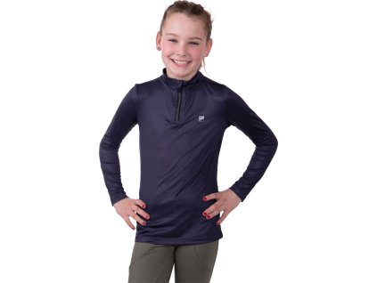 T-shirt Amine QHP, dziecięcy, anthracite