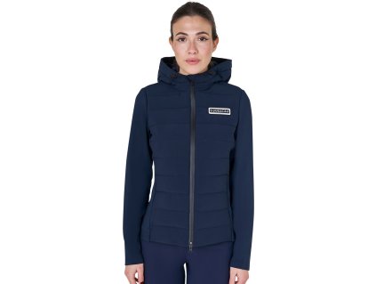 Kurtka Jersey Equestro, damska, navy blazer