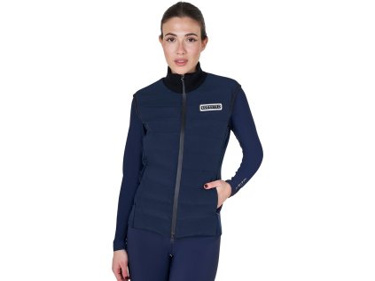 Kamizelka Jersey Equestro, damska, navy blazer