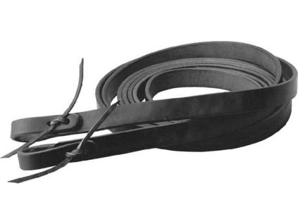 Wodze westernowe Lakota, 220 cm, 16 mm, czarny