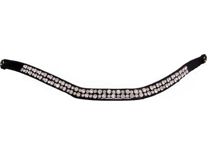 Naczółek SparklingStar PresTeq, black/silver (Rozmiar PONY)