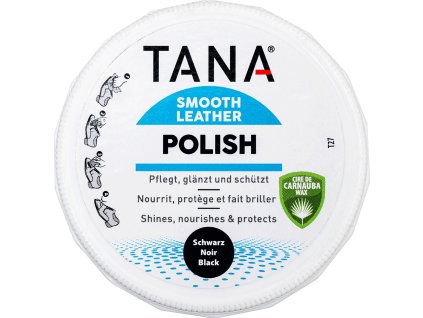 Wosk do skóry TANA, 50 ml, czarny