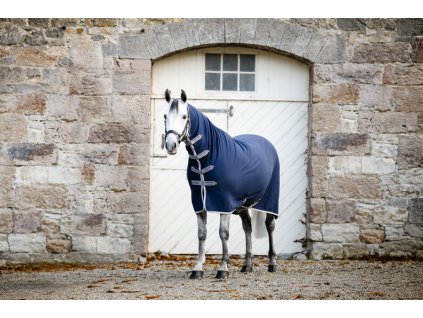 Derka chłodząca Amigo Jersey Integrated, z częścią na szyję, navy/titanium grey & silver