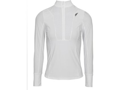 Koszulka konkursowa Vilamora AA, z zamkiem, damska, biała