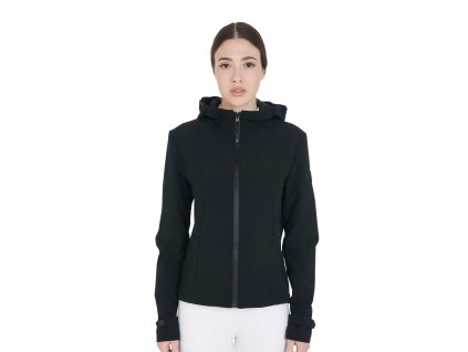 Kurtka Softshell Equestro, damska, czarna