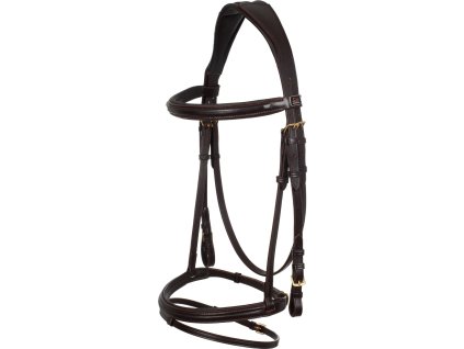 Ogłowie Classic Supreme, brązowe