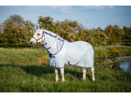 Derka przeciw owadom Amigo XL, z kapturem, azure blue/altanic blue & ivory