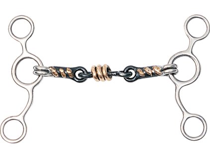 Wędzidło podwójnie łamane Pelham ze słodkiej stali HorseGuard
