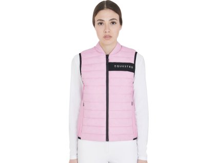 Kamizelka jeździecka Equestro, damska, lilla