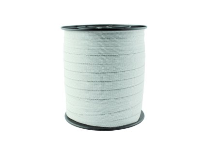 Taśma do ogrodzeń elektrycznych HQ Power Energy, 200 m, 40 mm, biała