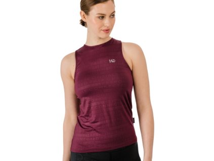 Wielofunkcyjny top na ramiączkach Horseware, damski, beetroot