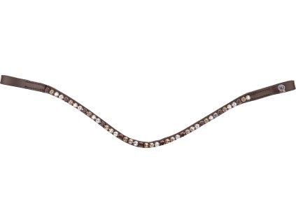 Naczółek X-Line Glam Waldhausen, brown/brown/gold/beige/silver