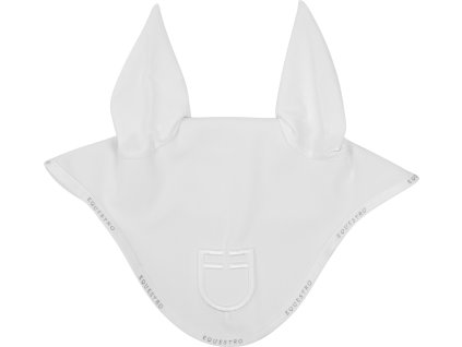 Nauszniki GP Logo Equestro, białe