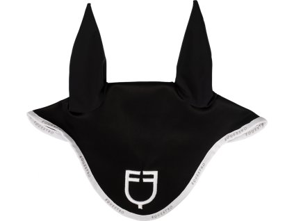 Nauszniki GP Logo Equestro, black/white