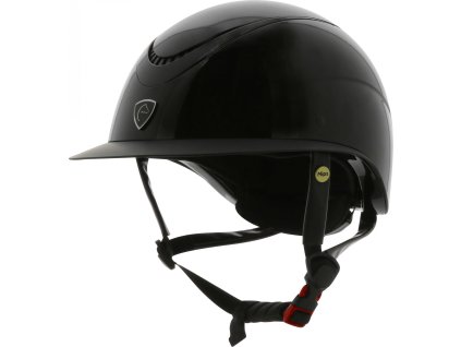 Kask jeździecki Wings Equithème, czarny