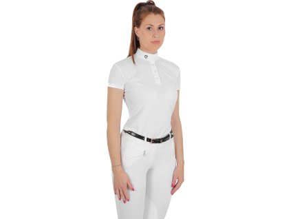 Koszulka konkursowa Sally Equestro, damska, biała