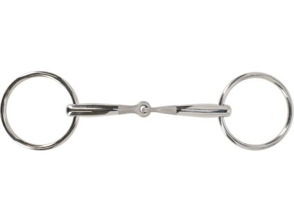 Wędzidło Pojedynczo Łamane Anatomiczne QHP, 14 mm, Piaskowane