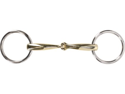 Wędzidło Pojedynczo Łamane Anatomiczne QHP, 14 mm, argentan