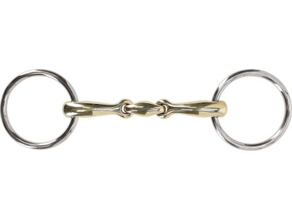 Wędzidło Podwójnie Łamane Anatomiczne QHP, 14 mm, argentan