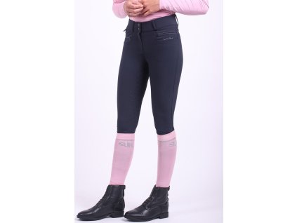 Bryczesy Maxime QHP, z pełnym lejem, damskie, navy