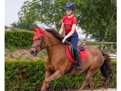 Koszulka Zora QHP, dziecięca, red