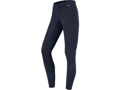 Bryczesy z pełnym lejem skórzanym Micro Sport ELT, night blue