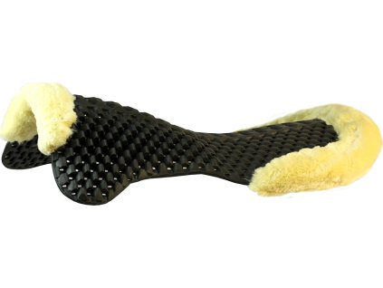 Amortyzująca półpodkładka Piuma Air-release Featherlight & Front Riser Acavallo, grey/natural