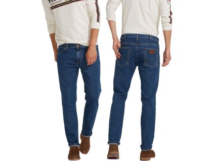 Jeansy Greensboro Wrangler, unisex, navy