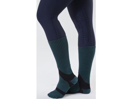 Podkolanówki Pulse Performance Horseware, para, dynasty green