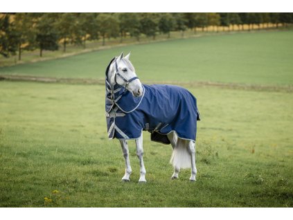 Derka padokowa Amigo FieldSafe Plus Amigo, z kapturem, 250 g, navy/titanium grey & silver