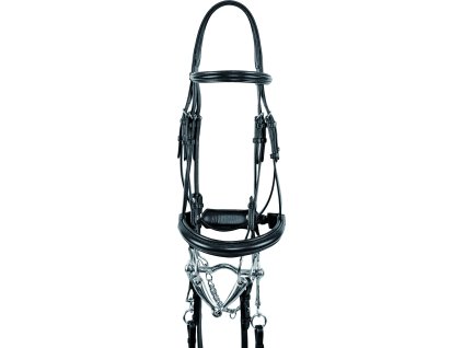 Ogłowie Olympe Supreme, czarne