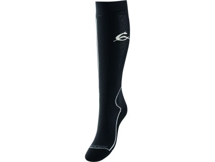 Podkolanówki Bezuciskowe Friction Free Deocell ACAVALLO, czarne