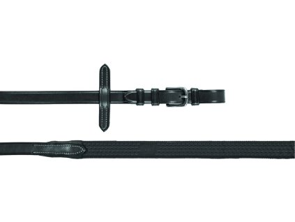 Wodze Kris Silver Equestro, różne długości, czarne