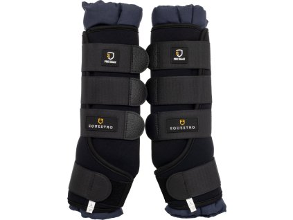 Ochraniacze stajenne Equestro, ocieplane, para, czarne