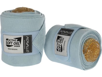 Owijki żelowe i akrylowe Acavallo, para, light blue